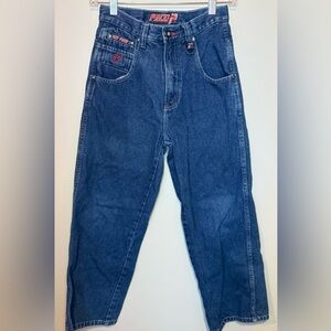 Vintage Paco Brand Baggy Denim Jeans Size 10 Y2K Wide Leg